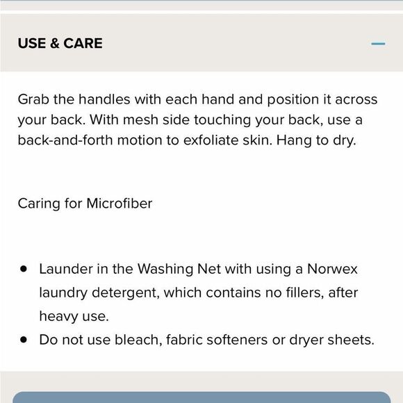 Norwex Gray Skincare Exfoliating Mitt - Picture 6 of 11